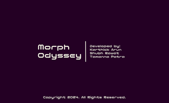 Morph Odyessy Game Cover