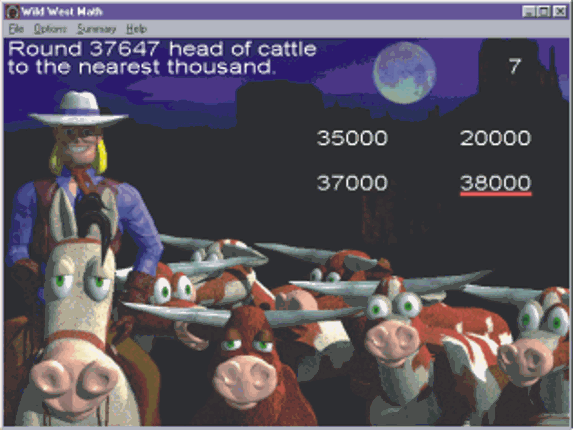 Wild West Math Image
