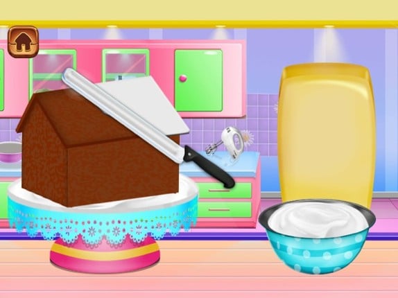 Cook Gingerbread Cake Games screenshot