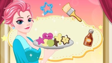 Cooking Valentine cookies Image