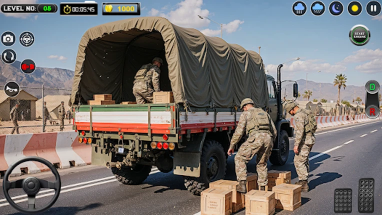 Military Truck Driving Games screenshot