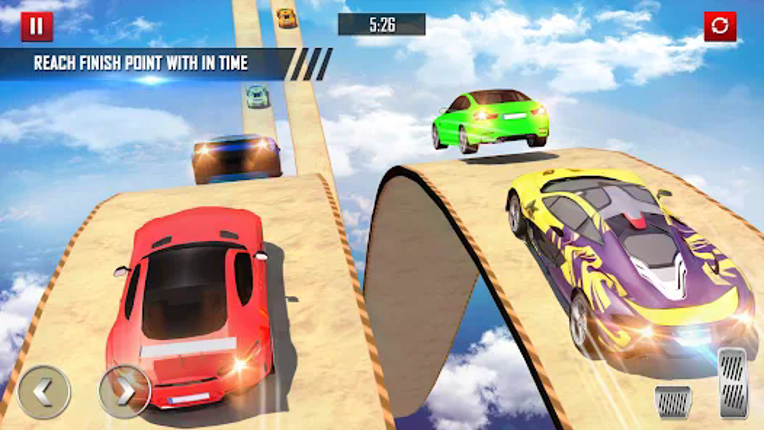 Mega Ramp Car Racing Master 3D screenshot