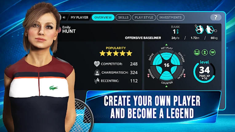 Tennis Manager 26 - MY PLAYER screenshot