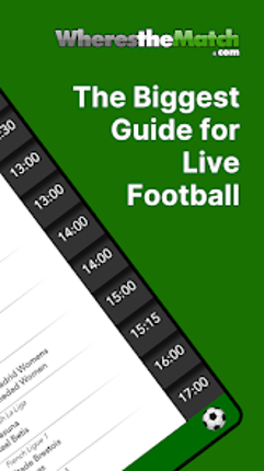 Live Football on TV Image