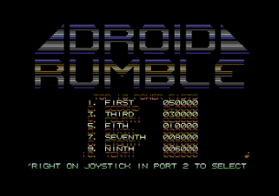 Droid Rumble [Commodore 64] Image