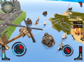 Gunship Robot Helicopter Fight Image