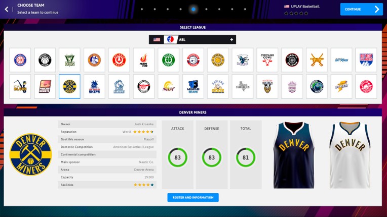 International Basketball Manager 26 screenshot