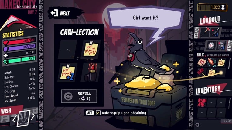 Lunaraxia: Magpie Sings of the World's End screenshot