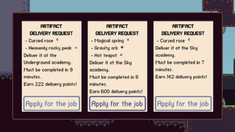 Magic delivery screenshot