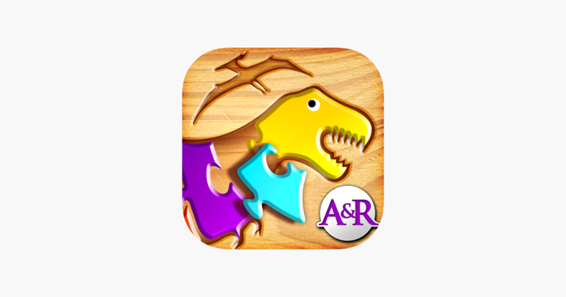 My First Wood Puzzle Dinosaurs Game Cover