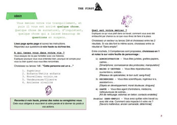 [fr] The First K7 of the Weird Archives - Introduction au jdr SOLO Image