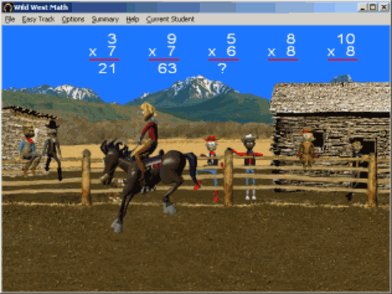 Wild West Math screenshot