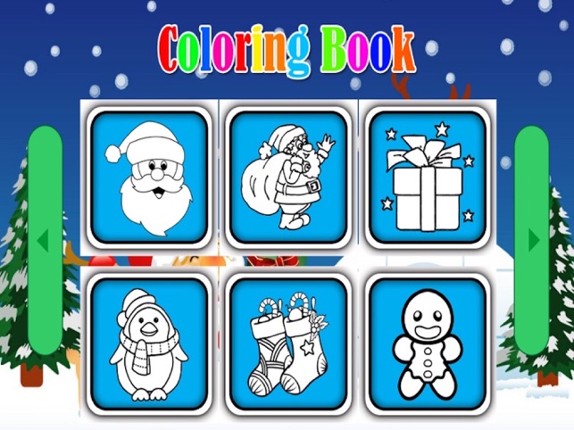 Christmas Drawing and Coloring book for kids Image