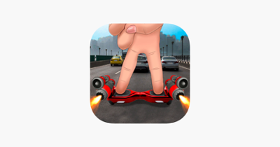 Drive Hoverboard 3D In City Image