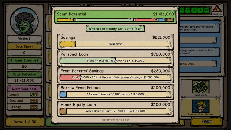 Escape from Planet Pan: Scam Center Image