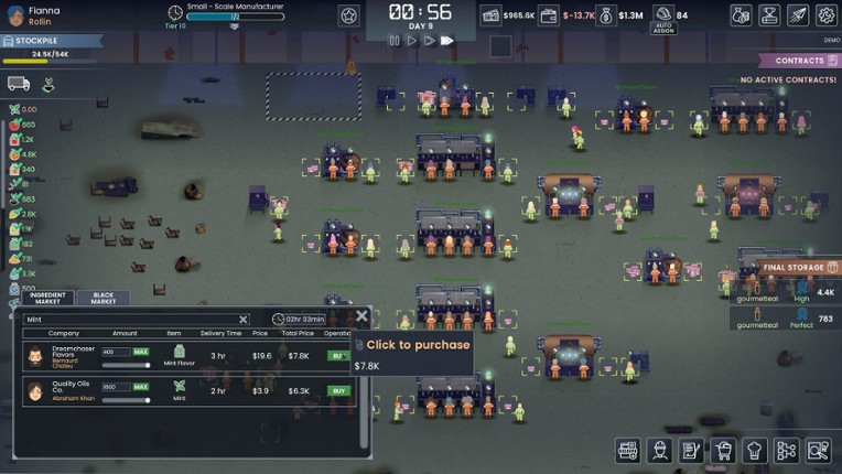 Fizz Flow: Factory Management screenshot