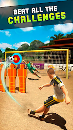 Shoot Goal - Beach Soccer Game Image