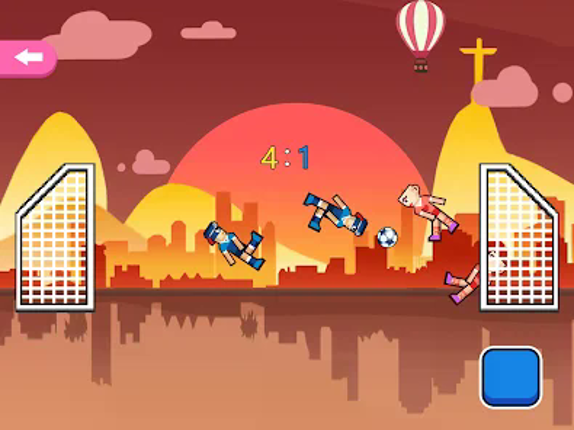 Droll Soccer--fly ball screenshot