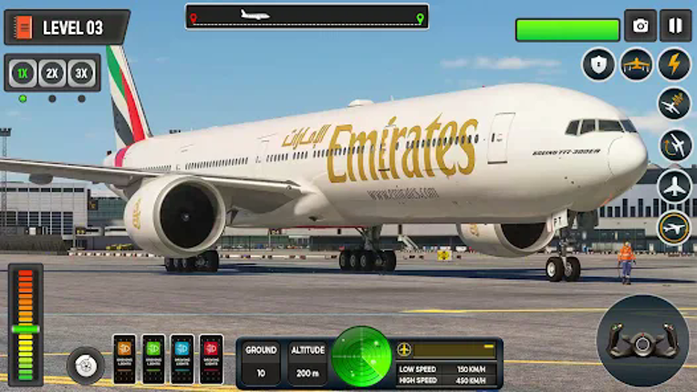 Aeroplane Flying Game Offline screenshot