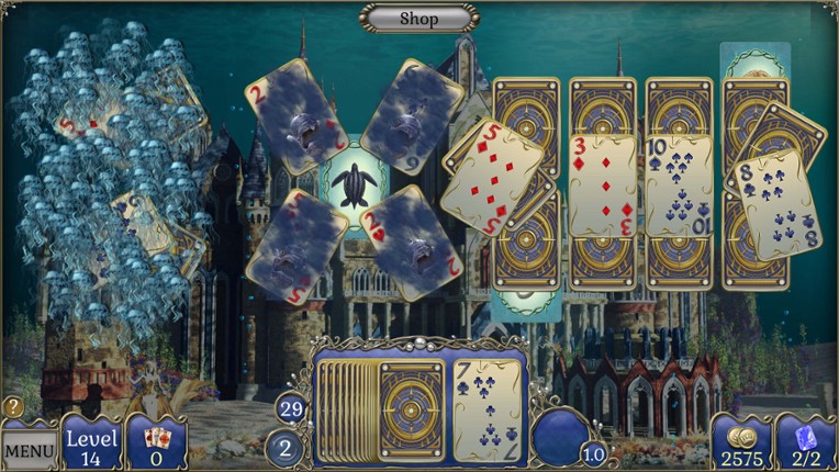 Jewel Match Atlantis Solitaire 5: Collector's Edition screenshot