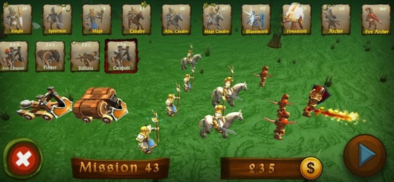 Knights vs Dragons Battle Sim screenshot