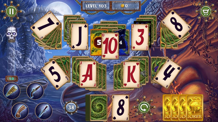 Pirates Adventure Solitaire screenshot