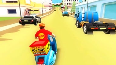 Pizza Bike Rider Image