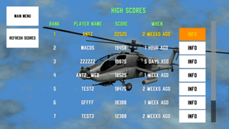 Raid on Bungeling Bay Remake screenshot