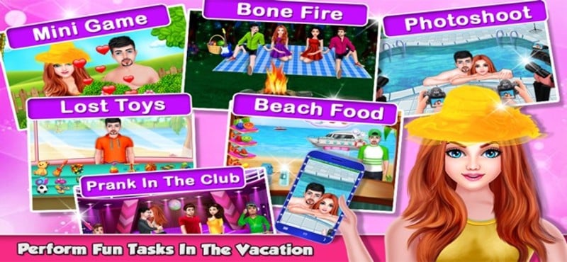 Summer Vacation Planning Game screenshot