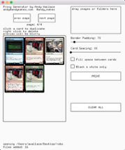 TCG Proxy Generator Image