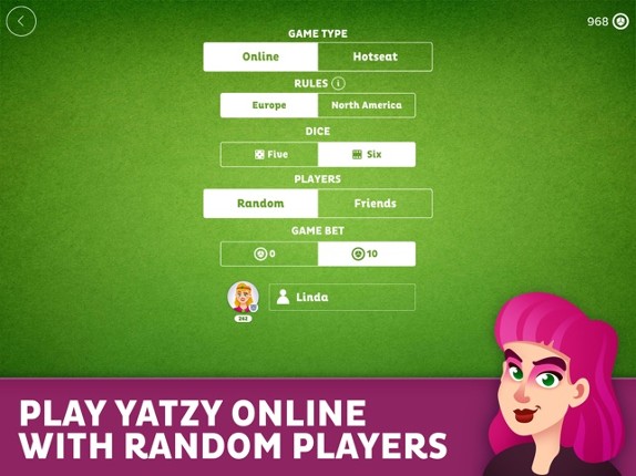 Yatzy screenshot