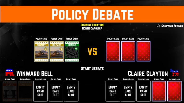 2026 U.S. Election Simulator screenshot