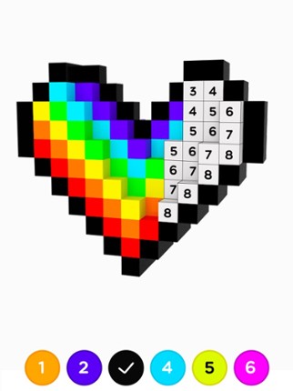 3D No.draw - Colors by number Image