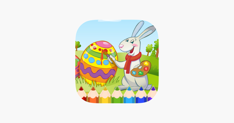 Easter Bunny Coloring Book - Painting Game for Kid Image
