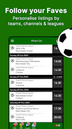 Live Football on TV screenshot