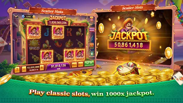 Conquian - La Viuda Slots screenshot