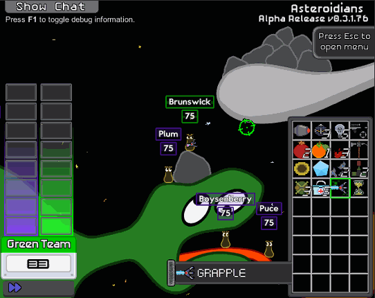 Asteroidians screenshot