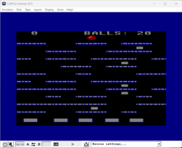 Falling Balls (Atari, Amstrad, CoCo) by spotlessmind1975 Image