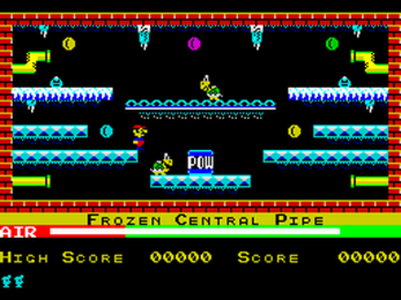 Manic Pietro (ZX Spectrum) screenshot