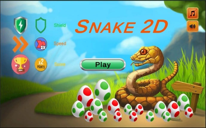 Snake 2D Game Image