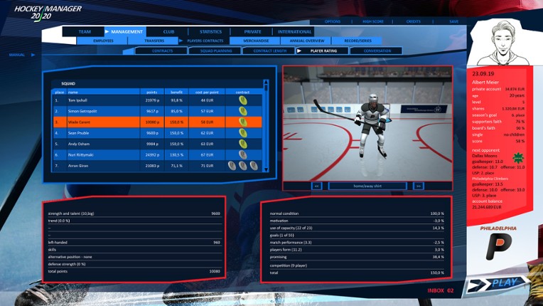 Hockey Manager 20|20 screenshot