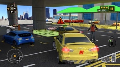 Multi Level Car Parking Spot: Driving School Game Image