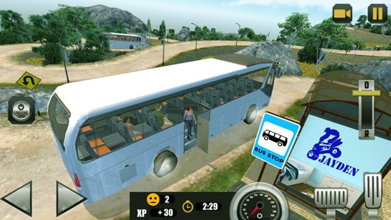 Offroad Bus Hill Transport Sim screenshot