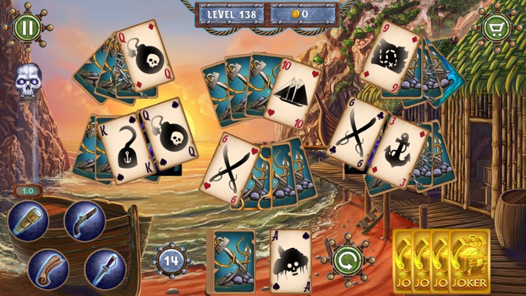 Pirates Adventure Solitaire screenshot