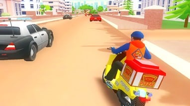 Pizza Bike Rider Image