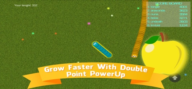 Snake Slither. Apple Eater War Image