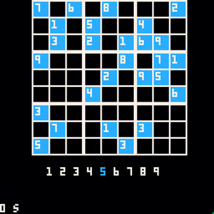 Sudoku screenshot