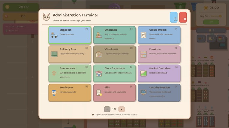 SupermarCAT screenshot