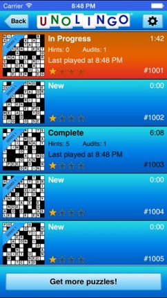 Unolingo: Crosswords Without Clues Image