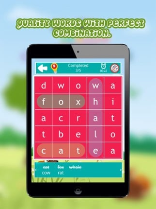 Word Search Animal Puzzle screenshot